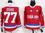 New Washington Capitals #77 T.J Oshie red hockey Jersey