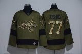 Adidas Washington Capitals #77 T.J Oshie Green hockey Jersey-WL