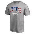 Men's New York Jets Pro Line by Fanatics Branded Heathered Gray Big & Tall Banner Wave T-Shirt