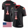 Arizona Cardinals #1 Kyler Murray black USA flag Color Rush Limited Jersey