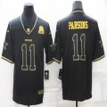 Nike Dallas Cowboys #11 Micah Parsons black gold throwback Color Rush Limited Jersey