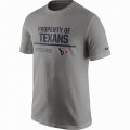 Men's Houston Texans Nike Heathered Gray Property Of T-Shirt