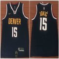 Nike Denver Nuggets #15 Nikola Jokic dark blue nba Jerseys-LC