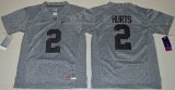 2016 Youth Heather Gray Alabama Crimson Tide Jalen Hurts 2 College Football Limited Jerseys - Gridiron