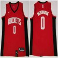 Nike Houston Rockets #0 Russell Westbrook red Basketball jersey-HL