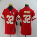 Youth Nike Kansas City Chiefs #32 Tyrann Mathieu red Color Rush Limited Jerseys