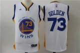 Golden State Warriors #73 Golden white NBA Revolution 30 Jerseys