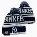 2024 New York Yankees blue white MLB sports Cuffed Knit Hats