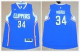 Paul Pierce #34 Los Angeles Clippers blue 2015 New Swingman Stitched NBA Jersey