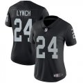 women Nike Oakland Raiders #24 Marshawn Lynch black Color Rush Limited Jersey