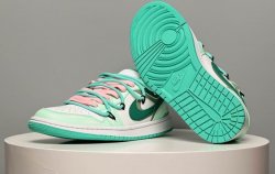 2023 Air Jordan 1 basketball Shoes skyblue green white pink