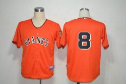 San Francisco Giants #8 Orange MLB Jerseys