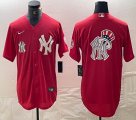 Nike New York Yankees blank red MLB baseball Jersey Joint name big logo -BD 05