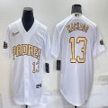 2022 MLB All-Star Nike San Diego Padres #13 Manny Machado white majestic baseball jerseys-BD 01