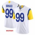 Women Nike Rams #99 Aaron Donald white Color Rush Limited Jersey