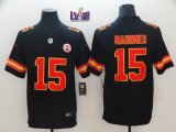 Nike Kansas City Chiefs #15 Patrick Mahomes black Color Rush Limited jersey