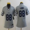 Youth Nike Cowboys #88 CeeDee Lamb gray Color Rush Limited Jersey