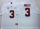 Alabama Crimson Tide #3 Calvin Ridley white College Football Color Rush Limited Jersey