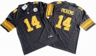 Pittsburgh Steelers 14# George Pickens black yellow Nike Vapor F.U.S.E. Limited Jersey