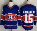 Adidas Montreal Canadiens #15 Jesperi Kotkaniemi blue NHL hockey Jerseys-FH