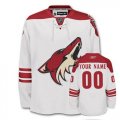 Reebok Phoenix Coyotes Customized Authentic White Away Man NHL Jersey