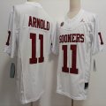 Oklahoma Sooners #11 Jackson Arnold White college football jerseys-XST