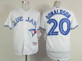 2015 Toronto blue jays #20 Josh Donaldson white baseball jerseys