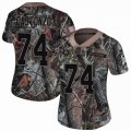 Women Indianapolis Colts #74 Castonzo nike Camo Color Rush Limited Jersey