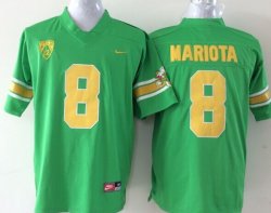 Youth Oregon Ducks Marcus Mariota #8 College Throwback Football Jerseys - Green