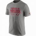 Men's San Francisco 49ers Nike Heathered Gray Property Of T-Shirt