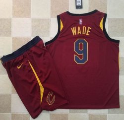 Nike Cleveland Cavaliers #9 Dwyane Wade red nba suits