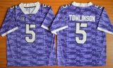 2015 TCU Horned Frogs #5 LaDainian Tomlinson Jersey Purple college football jersey