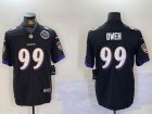 Baltimore Ravens #99 Jayson Oweh black nike Color Rush Limited Jersey 01