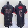 Nike Cincinnati Reds #6 Jonathan India black Flexbase Authentic Collection Jersey city version -BD