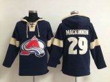 Colorado Avalanche Nathan Mackinnon 29# blue ice hockey Ice Hockey Hooded Sweatshirt