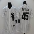 Nike Chicago White Sox #45 Michael Jordan white Majestic baseball jerseys