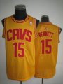 Cleveland Cavaliers BENNETT 15# yellow nba jerseys