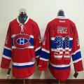 Montral Canadiens #31 Carey Price red usa flag nhl jersey