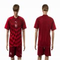 2016 Czech Republic team red soccer jersey home