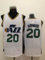 Utah Jazz #20 Gordon Hayward white adidas nba Jersey