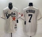 Nike Houston Astros #7 Stroud white baseball Joint name -BD