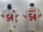 San Francisco 49ers 54# Fred Warner white Nike Vapor F.U.S.E. Limited Jersey 02