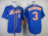 New York Mets GRANDERSON #3 Blue orange MLB baseball Jerseys