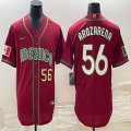 2023 World Cup Mexico #56 Randy Arozarena red majestic baseball jerseys 02