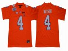 2018 Clemson Tigers DeShaun Watson 4 orange Diamond Edition Limited Jersey -HJ