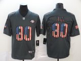 San Francisco 49ers #80 Jerry Rice nike Carbon black usa flag Color Rush Limited Color Rush Limited Jersey