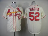 St.Louis Cardinals WACHA 52 cream MLB Jerseys