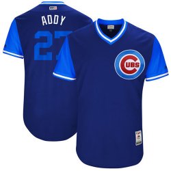 Chicago Cubs ADDY #27 blue classic baseball Jerseys