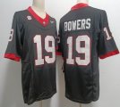 Georgia Bulldogs #19 Brock Bowers Black College Football Jerseys 03