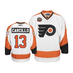 Philadelphia Flyers Daniel Carcillo 13 white hockey jersey